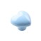 HUAMULAN 15PCS Glossy Ceramic Knobs Heart Shape Cabinet Dresser Pulls Door Handles Cupboard Wardrobe DrawerBlue