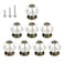 HUAMULAN 8PCS Ceramic Cabinet Knobs Pumpkin Drawer Door Cupboard Dresser Pull Handles for Kitchen Kids Child Room Wardrobe Closet