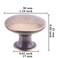 HUGOLEM 20 Pack Breen Bronze Round Antique Brass Kitchen Cabinet Knobs Cupboard Door Knobs Drawer Handle Pulls Dresser Knobs with 21 Pcs Screws for Bathroom Drawer Door Hardware
