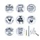 JamJam Set of 8 15 Round Chicken Pig Cow Ceramic Farmhouse Animals Kitchen Cabinet Door Dresser Drawer Knobs and Pulls