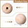 Jetec 30 Pcs 1 inch Unfinished Wood Ball Knobs Round Pulls Handles Round Wooden Drawer Cabinet Knobs for Kitchen Cabinet Drawer Dresser Gnome Noses and Crafts