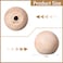 Jetec 30 Pcs 1 inch Unfinished Wood Ball Knobs Round Pulls Handles Round Wooden Drawer Cabinet Knobs for Kitchen Cabinet Drawer Dresser Gnome Noses and Crafts