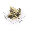 JfwuHap 10Pcs Bronze Maple Leaf knobs Farmhouse Style Decorative Mini Handle for Cupboard Door Pull for Cabinet Dresser Drawers Cupboards Wardrobes Bookcase Decoration Single Hole Knobs