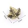 JfwuHap 10Pcs Bronze Maple Leaf knobs Farmhouse Style Decorative Mini Handle for Cupboard Door Pull for Cabinet Dresser Drawers Cupboards Wardrobes Bookcase Decoration Single Hole Knobs