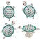 JfwuHap 4Pcs Cabinet Handles Sea Turtle Drawer Knobs Turtle Shape Drawer Cabinets Pulls Cute Animal Handle Single Hole Pull Coastal Theme Decor Knob for Home Kitchen Wardrobes Cupboards Closet