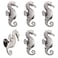 JfwuHap Seahorse Cabinet Knob SCRTB 6 Pcs Ocean Themed Single Hole Pull Handle Home Funiture Decoration for Drawer Dresser Cupboard Wardrobe Cabinet Kitchen ResidentialA