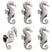 JfwuHap Seahorse Cabinet Knob SCRTB 6 Pcs Ocean Themed Single Hole Pull Handle Home Funiture Decoration for Drawer Dresser Cupboard Wardrobe Cabinet Kitchen ResidentialA