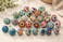 JGARTS 30 x Mix Vintage Look Flower Ceramic Knobs Door Handle Cabinet Drawer Cupboard Pull