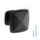 JOY DECOR 10 Pack Black Square Cabinet Knobs Single Hole Kitchen Cabinet and Drawer Knobs