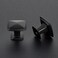 JOY DECOR 10 Pack Black Square Cabinet Knobs Single Hole Kitchen Cabinet and Drawer Knobs