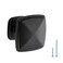 JOY DECOR 10 Pack Black Square Cabinet Knobs Single Hole Kitchen Cabinet and Drawer Knobs