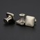 JOY DECOR 5 Pack Brushed Nickel Cabinet Knobs 118 Inch Zinc Alloy Single Hole Drawer Pulls for Dressers Cabinets and Kitchen Hardware