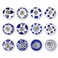 KnobKnob Set of 12 Handmade Ceramic Knobs 3 Colour Design Ceramic Cabinet Knobs Drawer Pulls for Home Kitchen Bathroom or Office Drawer Knobs Comes with Wrench Screw Cap Extra Screws Blue