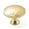 KOPPALIVE 2Pack Solid Brass Kitchen Cabinet Knobs Hammered Gold Drawer Knobs Round Dresser Drawer Pulls and Handles Modern Furniture Hardware Diameter 114 Inch