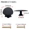 LLDYNW 4 pcs Seashell Cabinet Knobs Dresser Knobs Drawer Knobs Ocean Theme Pulls Handles Kitchen Cabinet Knobs for Dresser Drawers Handles Simple Cabinet Hardware Black