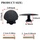 LLDYNW 4 pcs Seashell Cabinet Knobs Dresser Knobs Drawer Knobs Ocean Theme Pulls Handles Kitchen Cabinet Knobs for Dresser Drawers Handles Simple Cabinet Hardware Black