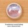 LORVIES 4 Pack Ocean Decorative Cabinet Knobs 137 ABS Glass Round Transparent Drawer Dresser Door Handles Pulls for Home Furniture Kitchen Bedroom Pink Beach Side