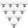 Luomorgo 10 Pack Polished Chrome Cabinet Knobs Round Kitchen Cabinet Door Knobs Drawer Knobs Round Drawer Handles for Bathroom Closet Dresser