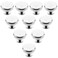 Luomorgo 10 Pack Polished Chrome Cabinet Knobs Round Kitchen Cabinet Door Knobs Drawer Knobs Round Drawer Handles for Bathroom Closet Dresser