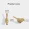 MARGUERASW 4 Pack Brass Drawer Pull KnobGold Drawer knobs Bird Shaped Kitchen Cabinet Knobs Dresser Cupboard Hardware Handles