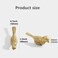 MARGUERASW 4 Pack Brass Drawer Pull KnobGold Drawer knobs Bird Shaped Kitchen Cabinet Knobs Dresser Cupboard Hardware Handles