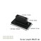 Mcredy Black Knobs Rectangle Cabinet Pulls Modern Cabinet Handles with Screws Zinc Alloy Knobs for Furniture Closet Dresser Drawers Hardware 4Pack 063 Hole Distance