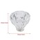 Meprotal 16 Pack 25 mm Crystal Clear Acrylic Dresser Knobs DiamondShaped Drawer Knobs Pulls Handles Wardrobe Kitchen Pull Furniture Hardware