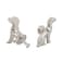 Mizhang Cabinet Knobs Drawer KnobsCute Metal Dog Decorative Knob Pulls for Kitchen Cupboard Bedside Table Closet Door Dresser Knobs Hardware Furniture Handles 4Pcs Silver