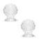 MroMax Tiny Pull Handle Round Diamond Acrylic Knob SelfStick Mini Knobs 17mm Diameter Small Size Knob Clear Shiny Knob Cute Decoration for Jewelry Box Gift Case and Makeup Box 2Pcs