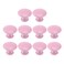 MY MIRONEY Round Cabinet Knobs Hardware Pink Drawer Knobs Metal Hollow Handles with Screws Pack of 10118 Diameter