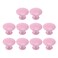 MY MIRONEY Round Cabinet Knobs Hardware Pink Drawer Knobs Metal Hollow Handles with Screws Pack of 10118 Diameter
