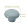 NAKUPENDA 6Pcs Ceramic Cabinet Knobs Round Furniture Knobs Ceramic Kitchen Cabinet Dresser Pulls Handles for Furniture Cupboard Closet Childrens Room Armoires Light Green