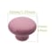 NAKUPENDA 6Pcs Ceramic Cabinet Knobs Round Furniture Knobs Ceramic Kitchen Cabinet Dresser Pulls Handles for Furniture Cupboard Closet Childrens Room Armoires Pink