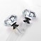 NORTHERN BROTHERS 10 Pack 40mm Crystal Cabinet Knobs Diamond Glass Drawer Knobs with 3 Screw Sizes for Dresser Kitchen Bathroom Black
