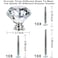 NORTHERN BROTHERS 10 Pack 40mm Crystal Cabinet Knobs Diamond Glass Drawer Knobs with 3 Screw Sizes for Dresser Kitchen Bathroom Silver