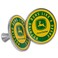 Open Road Brands John Deere Runs Like a Deere Acrylic Knobs Functional John Deere Knobs for Dresser or Cabinet Pack of 2