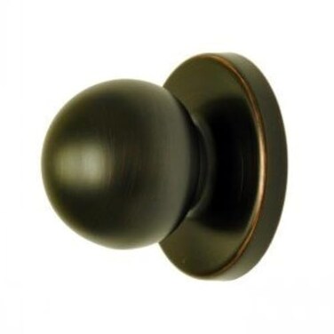 Better Home Pack of 4 Oil Rubbed Bronze Bifold Knob with backplate by