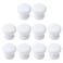 Pastlla 10Pcs Wood Drawer Knob Round Mushroom Shape Wooden Cabinet Knobs Pull Handle Decorative Cabinet Knobs for Cupboard Closet Bedroom Wardrobe White 079 20mm