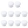 Pastlla 10Pcs Wood Drawer Knob Round Mushroom Shape Wooden Cabinet Knobs Pull Handle Decorative Cabinet Knobs for Cupboard Closet Bedroom Wardrobe White 134 34mm