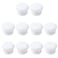 Pastlla 10Pcs Wood Drawer Knob Round Mushroom Shape Wooden Cabinet Knobs Pull Handle Decorative Cabinet Knobs for Cupboard Closet Bedroom Wardrobe White 134 34mm
