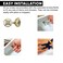 Perilla Home Sirius Beige Round Pack of 6 Brass Metal Interior Exterior Passage Kitchen Cabinets Knobs Multi Design Antique Drawer Knobs Handmade for Closet Hallway Doors Bedrooms Bathroom