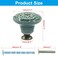 Piutouyar Green Ceramic knobs Kitchen Cabinet Knobs Retro Dresser Knobs Drawer Knobs Furniture Knobs and Pulls for Drawer Dressers Cupboard Closet 34mm 13Inch Diameter15Pcs