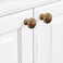 POVEFONK 10 Pack Antique Brass Kitchen Cabinet Knobs Vintage Drawer Knobs Aged Bronze Kitchen Cabinet Hardware Zinc Alloy Handles Drawer Knobs Dresser Handles