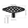 Pxyelec 6 Pack Muted Black Birdcage Nest Twist Cabinet Wardrobe Door Handle Drawer Cupboard Kitchen Dresser Pull Single Hole