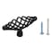 Pxyelec 6 Pack Muted Black Birdcage Nest Twist Cabinet Wardrobe Door Handle Drawer Cupboard Kitchen Dresser Pull Single Hole
