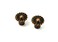 QCAA MiniDecorative Knob 34 for Jewelry Boxes Drawers Craft Porject Antique Copper 10 Pack Made in Taiwan