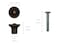 QCAA MiniDecorative Knob 34 for Jewelry Boxes Drawers Craft Porject Antique Copper 10 Pack Made in Taiwan