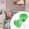 Qjaiune 10pcs Metal Cabinet Knobs Green Drawer Knobs Round Shaped Dresser Knobs Cute Kitchen Cabinet Pull Handles Small Vanity Knobs Hardware Closet Cupboard Knobs for Kids Girls Childrens Bedroom