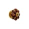 Rasiya Art Cabinet Knobs Boho Handmade Ceramic Dresser Pulls Kitchen Cupboard Wardrobe Handle Countryside Farmhouse Decor Furniture Hardware Brown Dotted Pack of 4