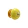 Rasiya Art Drawer Knobs Handmade Ceramic Dresser Pull Handle Kitchen Cabinets Countryside Farmhouse Boho Decor Furniture Hardware Yellow Crackle Pack of 4